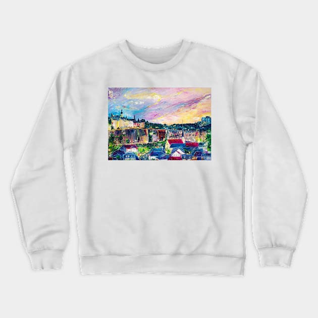 Luxembourg Crewneck Sweatshirt by NataliaShchip